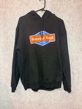 Happy Dad x Death Row Records Collaboration Hoodie Large Black Death Sweatshirt